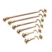 SB8113ANT - Spira Brass Silent Cabin Hook 150mm - Antique Brass