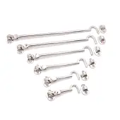 SB8113PC - Spira Brass Silent Cabin Hook 150mm - Polished Chrome