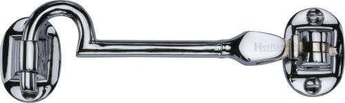 Click Here To Enlarge This Photo Of C1530 4-PC Heritage Brass Cabin Hook 4" Polished Chrome Finish