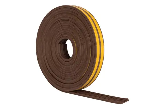Click Here To Enlarge This Photo Of Stormguard EPDM E Section Weatherstrip 10m Brown (05SR033010MB)