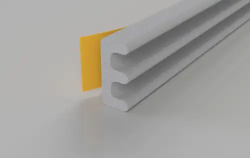 Click Here To Enlarge This Photo Of Stormguard EPDM E Section Weatherstrip 10m White (05SR033010MW)