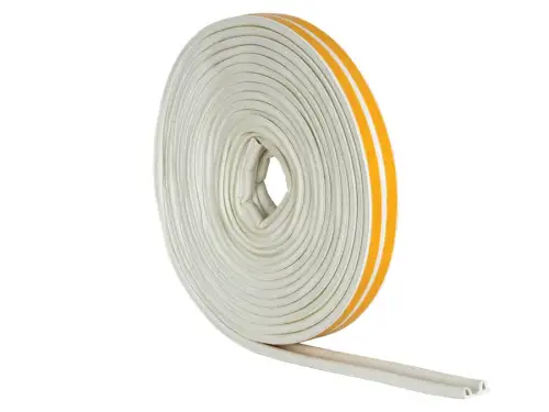Click Here To Enlarge This Photo Of Stormguard EPDM P Section Weatherstrip 10m White (05SR034010MW)