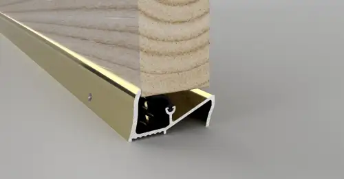 Click Here To Enlarge This Photo Of Stormguard Lowline Rubber Threshold Sill 1524mm Gold &lpar;04SR0011524G&rpar;