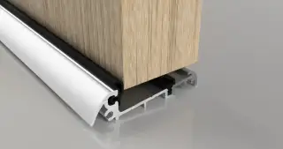 Stormguard Slimline (44mm Thick Doors) Inward Opening Threshold 914mm Aluminium (04SR0020914A)