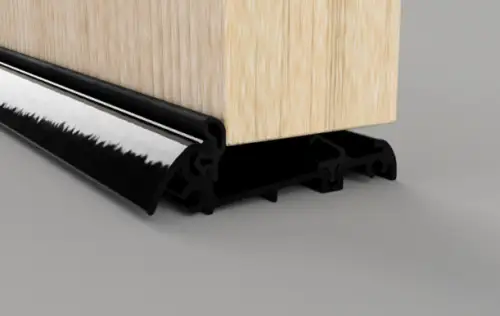 Click Here To Enlarge This Photo Of Stormguard Slimline (44mm Thick Doors) Inward Opening Threshold 1219mm Black (04SR0021219BL)