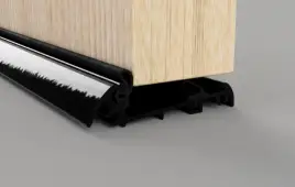 Stormguard Slimline &lpar;44mm Thick Doors&rpar; Inward Opening Threshold 1524mm Black &lpar;04SR0021524BL&rpar;