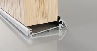 Stormguard Slimline (44mm Thick Doors) Outward Opening Threshold 914mm Aluminium (04CP3170914A)