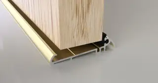 Stormguard Slimline Wide (54mm Thick Doors) Outward Opening Threshold 914mm Gold (04SR2950914MG)