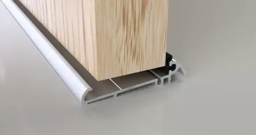 Click Here To Enlarge This Photo Of Stormguard Slimline Wide (54mm Thick Doors) Outward Opening Threshold 1219mm Aluminium (04SR2951219MS)