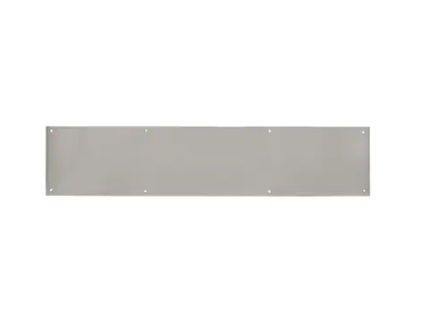 Click Here To Enlarge This Photo Of JWL/KP/820150 - 820mm x 150mm x 1.2mm Grade 430 Satin Stainless Steel Kick Plate c/w Screws