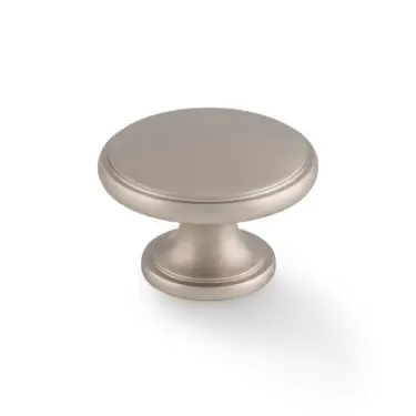 Click Here To Enlarge This Photo Of AW849-38-SN - Alexander & Wilks 38mm Cambridge Round Cupboard Knob - Satin Nickel