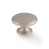 AW849-38-SN - Alexander & Wilks 38mm Cambridge Round Cupboard Knob - Satin Nickel