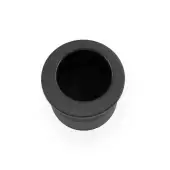 AW992DBZPVD - Alexander & Wilks Sliding Door Finger Edge Pull (Round)  - Dark Bronze