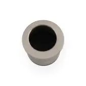 AW992SN - Alexander & Wilks Sliding Door Finger Edge Pull (Round)  - Satin Nickel