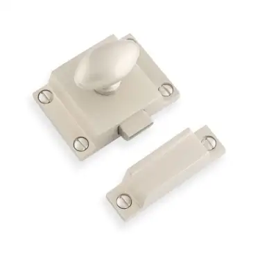 Click Here To Enlarge This Photo Of AW730SN - Alexander & Wilks Solid Brass Cupboard Latch - Satin Nickel