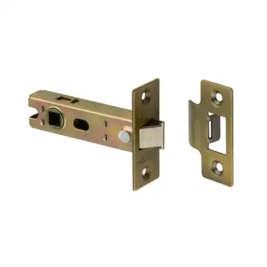 Click Here To Enlarge This Photo Of JL121AB Frelan Hardware Jedo Kontrax Tubular Mortice Latch 76mm Antique Brass