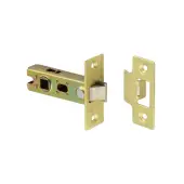 JL120SB Frelan Hardware Jedo Kontrax Tubular Mortice Latch 65mm Satin Brass