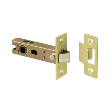 Click Here To Enlarge This Photo Of JL121SB Frelan Hardware Jedo Kontrax Tubular Mortice Latch 76mm Satin Brass