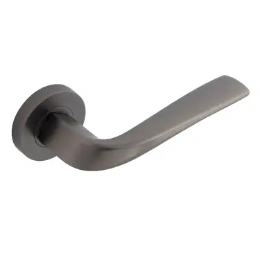 Click Here To Enlarge This Photo Of Eclipse 63226 Dark Bronze 'Lanza' Lever on Round Rose Set (Insignia Range)
