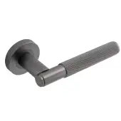 Eclipse 63236 Dark Bronze Knurled Lever on Round Rose Set (Insignia Range)