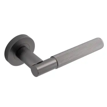 Click Here To Enlarge This Photo Of Eclipse 63246 Dark Bronze Linear Lever on Round Rose Set (Insignia Range)