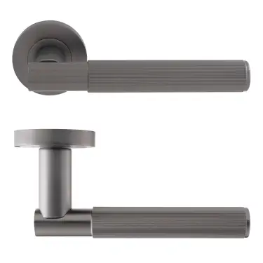 Click Here To Enlarge This Photo Of Eclipse 63246 Dark Bronze Linear Lever on Round Rose Set (Insignia Range)