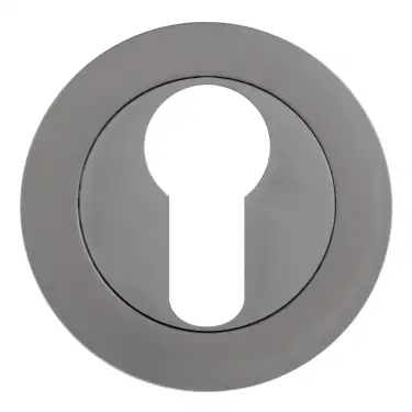 Click Here To Enlarge This Photo Of Eclipse 62963 Dark Bronze Euro Profile Escutcheon on Round Rose (Freestyle Range)