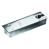 DORMA BTS75V Satin Stainless Steel EN.1-4 Double Action Floor Spring with Backcheck (No Hold Open)
