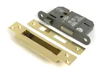 51335 From the Anvil Polished Brass 2.5" 5 Lever British Standard Sashlock