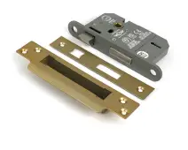51337 From the Anvil Satin Brass 2.5" 5 Lever British Standard Sashlock