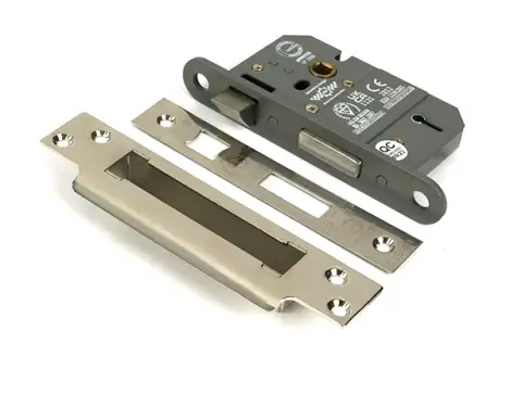 Click Here To Enlarge This Photo Of 51338 From the Anvil Polished Nickel 2.5" 5 Lever British Standard Sashlock