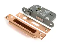 51342 From the Anvil Polished Bronze 2.5" 5 Lever British Standard Sashlock