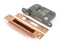 51352 From the Anvil Polished Bronze 3" 5 Lever British Standard Sashlock