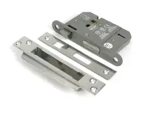 51353 From the Anvil Polished Stainless Steel 3" 5 Lever British Standard Sashlock