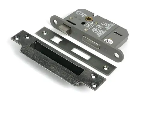 Click Here To Enlarge This Photo Of 51354 From the Anvil Pewter 2.5" 5 Lever British Standard Sashlock (Keyed Alike)