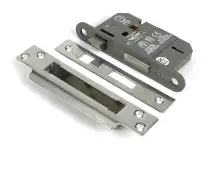 51363 From the Anvil Polished Stainless Steel 2.5" 5 Lever British Standard Sashlock (Keyed Alike)