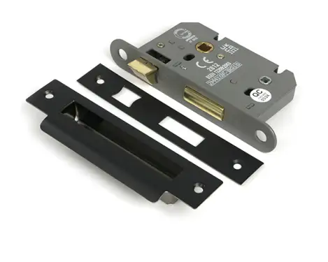Click Here To Enlarge This Photo Of 51786 From the Anvil Aged Bronze 2.5" Heavy Duty Bathroom Mortice Lock