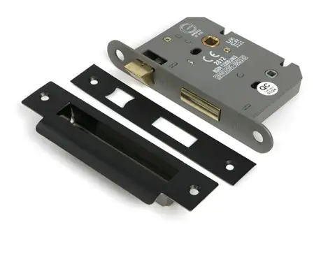 Click Here To Enlarge This Photo Of 51796 From the Anvil Aged Bronze 3" Heavy Duty Bathroom Mortice Lock