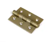 51821 From the Anvil Satin Brass 3" Ball Bearing Butt Hinge (Pair) ss
