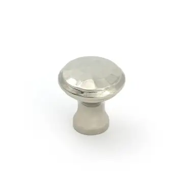 Click Here To Enlarge This Photo Of 51289 From the Anvil Polished Nickel Hammered Cabinet Knob - Small - 20mm
