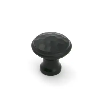 Click Here To Enlarge This Photo Of 51292 From the Anvil Aged Bronze Hammered Cabinet Knob - Small - 20mm