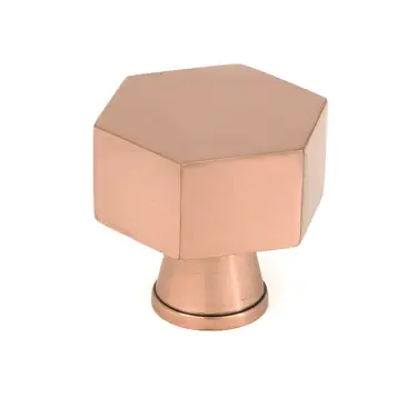 Click Here To Enlarge This Photo Of 51876 From the Anvil Polished Bronze Kahlo Cabinet Knob - 38mm