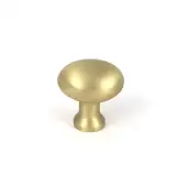 51229 From the Anvil Satin Brass Moore Cabinet Knob - 25mm