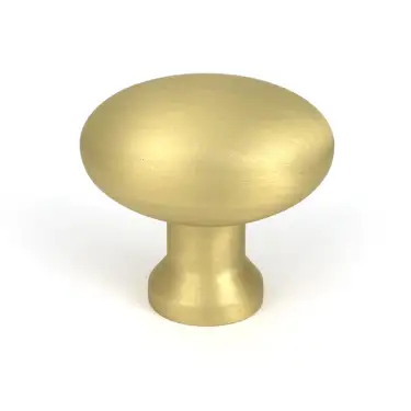 Click Here To Enlarge This Photo Of 51231 From the Anvil Satin Brass Moore Cabinet Knob - 38mm