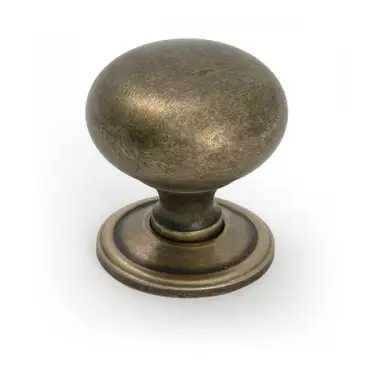 Click Here To Enlarge This Photo Of 50955 From the Anvil Burnished Brass Mushroom Cabinet Knob 38mm