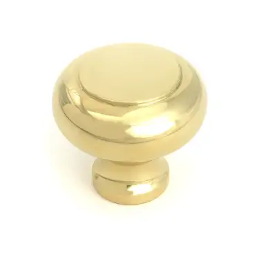 Click Here To Enlarge This Photo Of 52086 From the Anvil Polished Brass Regency Cabinet Knob - Large - 40mm
