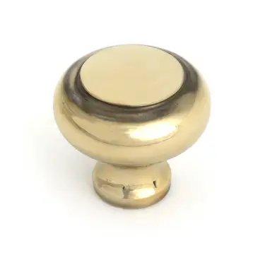 Click Here To Enlarge This Photo Of 52088 From the Anvil Aged Brass Regency Cabinet Knob - Large - 40mm