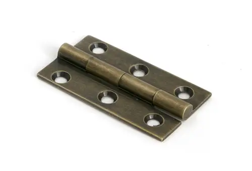 Click Here To Enlarge This Photo Of 50952 From the Anvil Burnished Brass 2" Butt Hinge (pair)