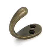 51307 From the Anvil Burnished Brass Celtic Single Robe Hook