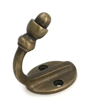 Click Here To Enlarge This Photo Of 51301 From the Anvil Burnished Brass Coat Hook